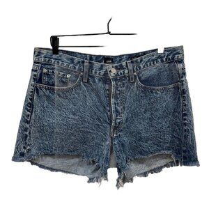 Edwin Cai Short Cut Off Distressed Jean Shorts Size‎ 32